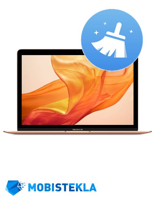 APPLE MacBook 2018 Air 13.3 A1932 - Čiščenje naprave