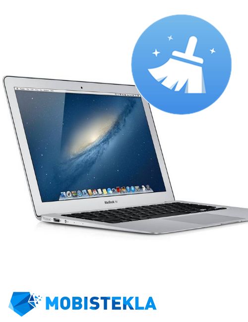APPLE MacBook Air 13.3 A1466 2012 - Čiščenje naprave