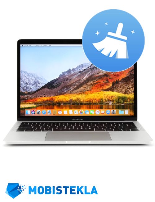 APPLE MacBook Pro 15.4 A1286 - Čiščenje naprave