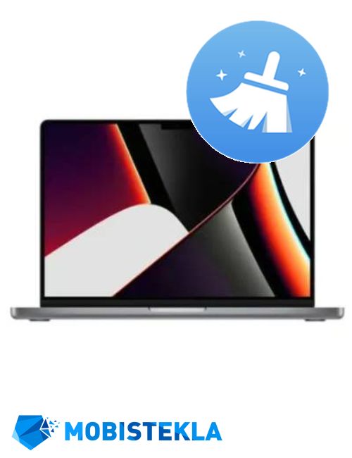 APPLE MacBook Pro 14 2021 A2442 - Čiščenje naprave
