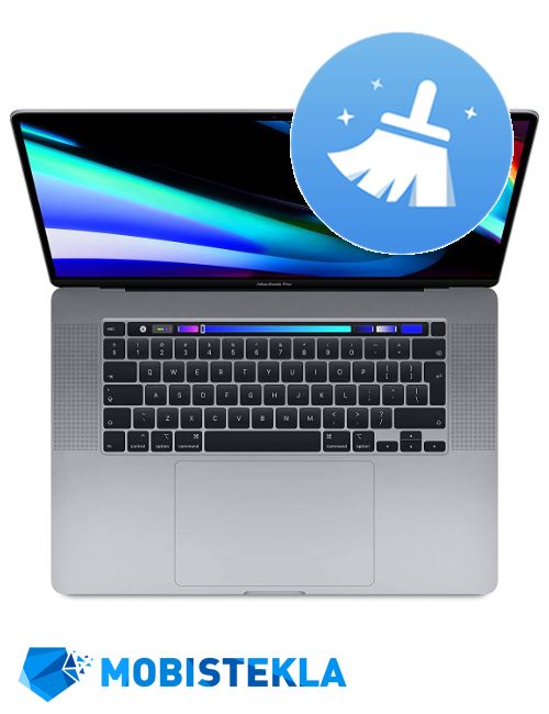 APPLE MacBook Pro 16 2019 A2141 - Čiščenje naprave