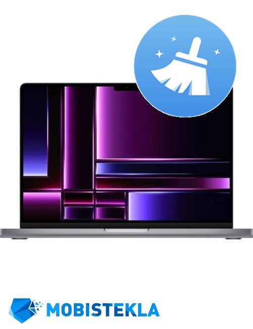 APPLE MacBook Pro M2 16 2023 A2780 - Čiščenje naprave