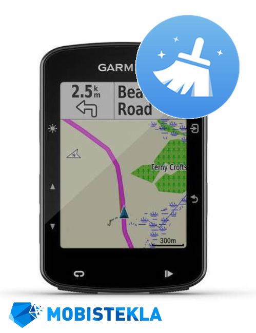 GARMIN Edge 520 Plus - Čiščenje naprave