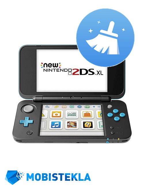 IGRALNE KONZOLE Nintendo 2DS XL - Čiščenje naprave