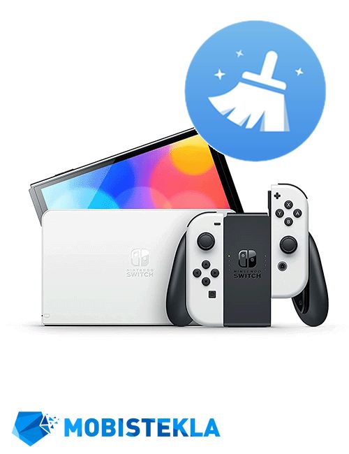 IGRALNE KONZOLE Nintendo Switch OLED - Čiščenje naprave