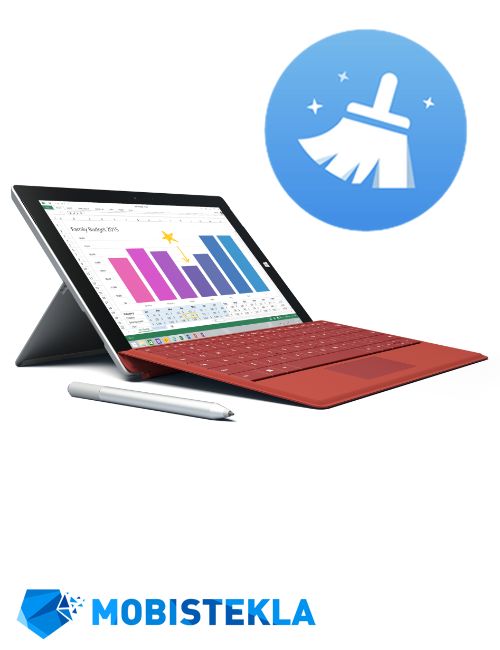 MICROSOFT Surface 3 - Čiščenje naprave