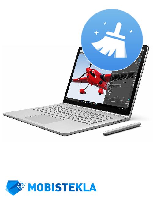 MICROSOFT Surface Book - Čiščenje naprave