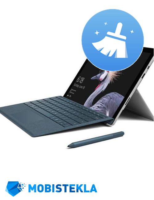MICROSOFT Surface Pro 5 - Čiščenje naprave