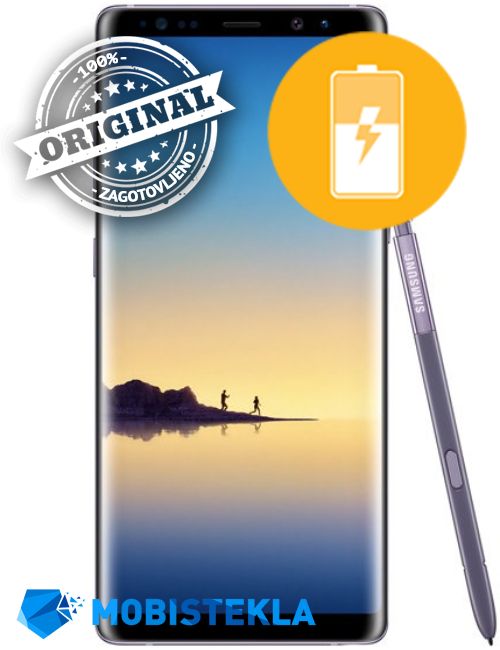 SAMSUNG Galaxy Note 8 - Menjava baterije - Original