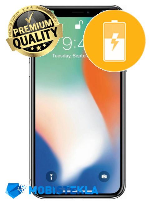 APPLE iPhone X - Menjava baterije - Premium