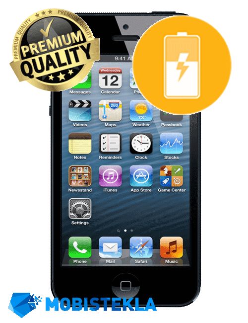 APPLE iPhone 5 - Menjava baterije - Premium