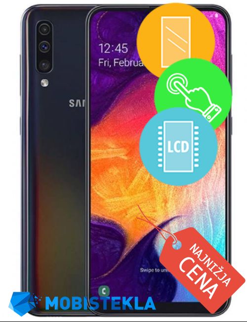 SAMSUNG Galaxy A50 - Menjava ekrana in stekla - B klasa
