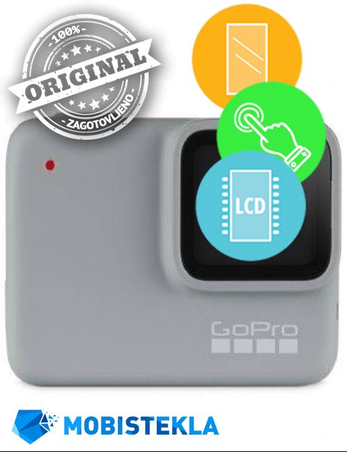 GOPRO  - Menjava ekrana in stekla - Original