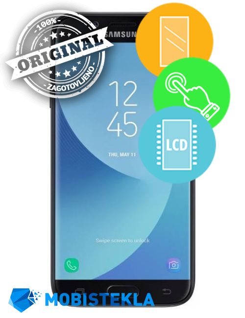 SAMSUNG Galaxy J5 2017 - Menjava ekrana in stekla - Original