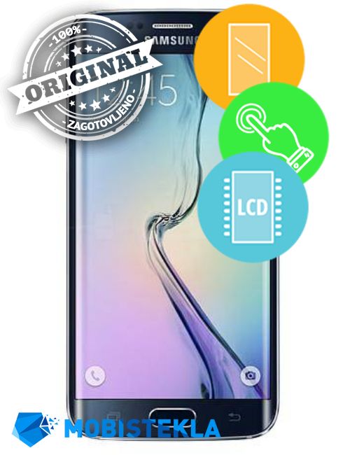 SAMSUNG Galaxy S6 Edge - Menjava ekrana in stekla - Original