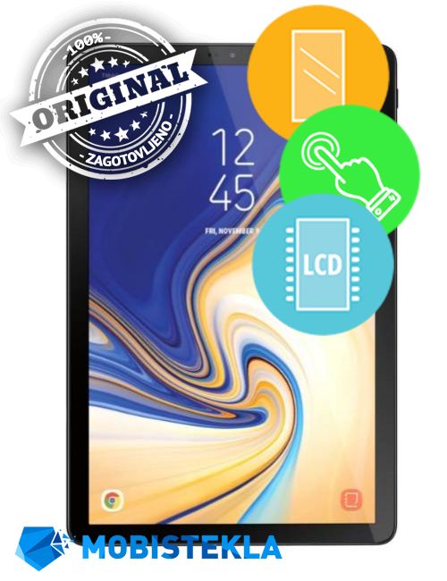 SAMSUNG Galaxy  Tab S4 - Menjava ekrana in stekla - Original