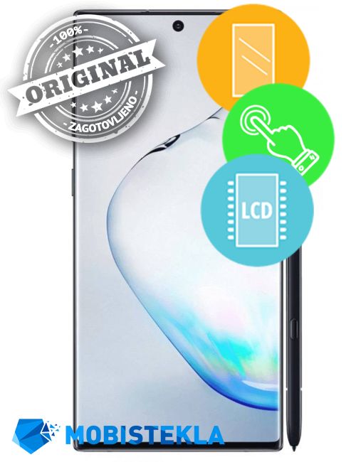 SAMSUNG Galaxy Note 10 Plus - Menjava ekrana in stekla - Original