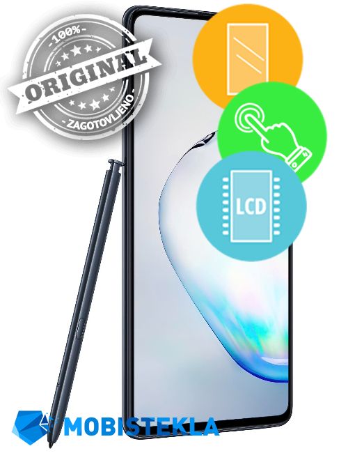 SAMSUNG Galaxy Note 10 Lite - Menjava ekrana in stekla - Original