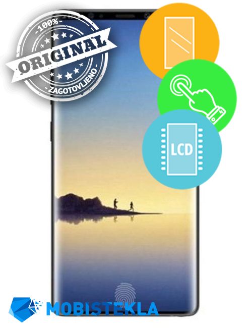 SAMSUNG Galaxy Note 9 - Menjava ekrana in stekla - Original