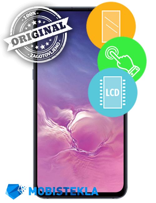 SAMSUNG Galaxy S10e - Menjava ekrana in stekla - Original