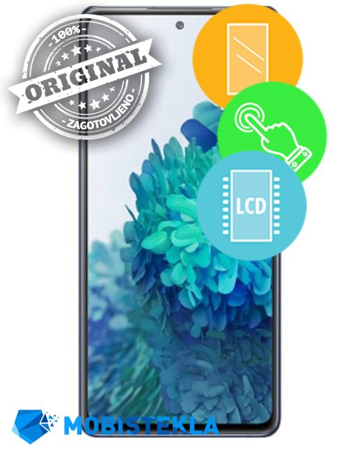 SAMSUNG Galaxy S20 FE 5G - Menjava ekrana in stekla - Original