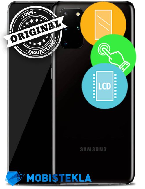 SAMSUNG Galaxy S20 Plus - Menjava ekrana in stekla - Original