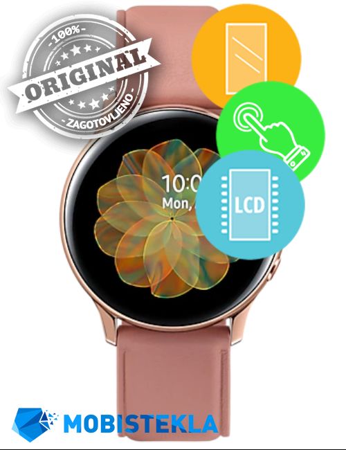 SAMSUNG Galaxy Watch Active2 - Menjava ekrana in stekla - Original