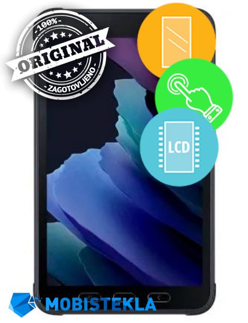 SAMSUNG Galaxy Tab Active 3 - Menjava ekrana in stekla - Original