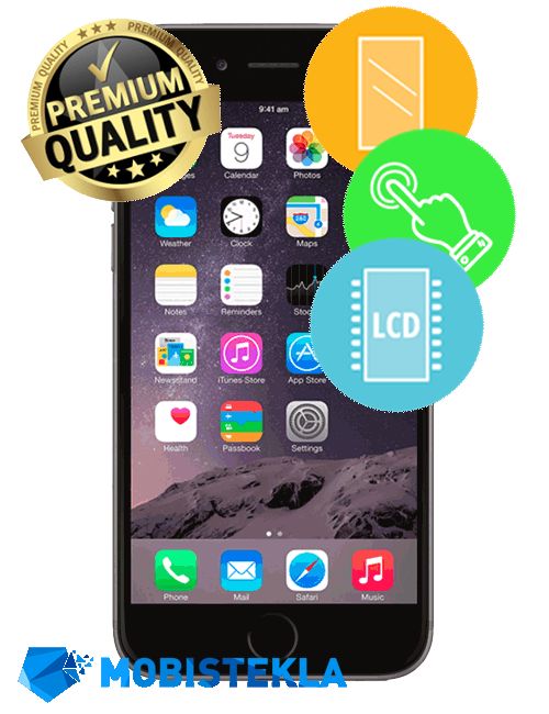 APPLE iPhone 6s - Menjava ekrana in stekla - Premium