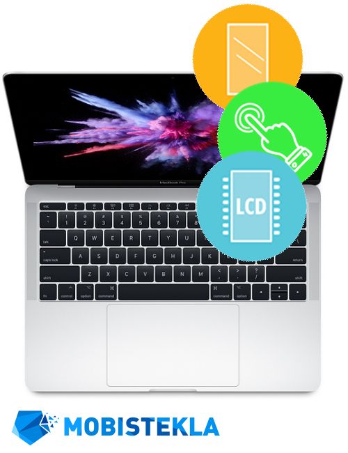 APPLE MacBook Pro 13.3 A1708 - Menjava ekrana in stekla
