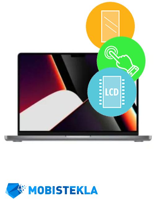 APPLE MacBook Pro 14 2021 A2442 - Menjava ekrana in stekla