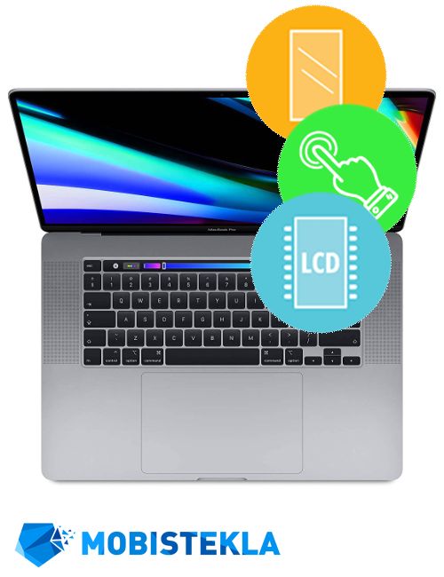 APPLE MacBook Pro 16 2019 A2141 - Menjava ekrana in stekla
