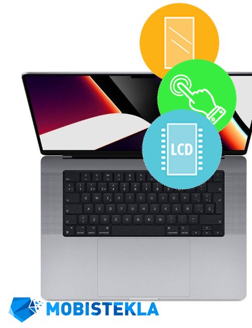 APPLE MacBook Pro M1 16 2021 A2485 - Menjava ekrana in stekla