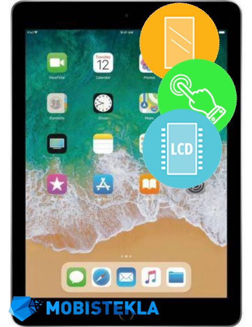 APPLE iPad 2017 - Menjava ekrana in stekla