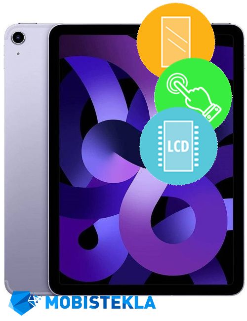 APPLE iPad Air 5 - Menjava ekrana in stekla