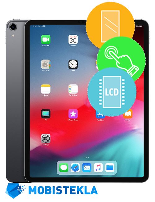 APPLE iPad Pro 12,9 2018 - Menjava ekrana in stekla