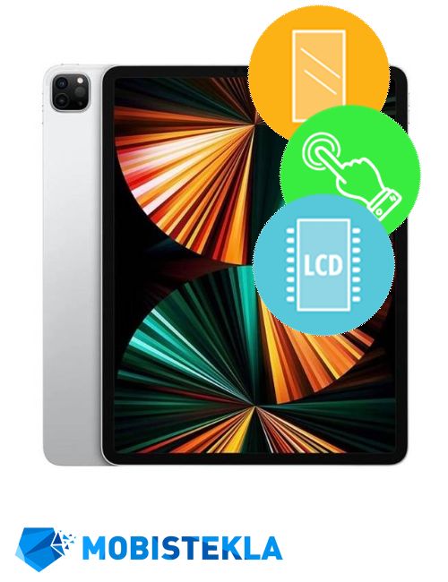 APPLE iPad Pro 12,9 2021 - Menjava ekrana in stekla