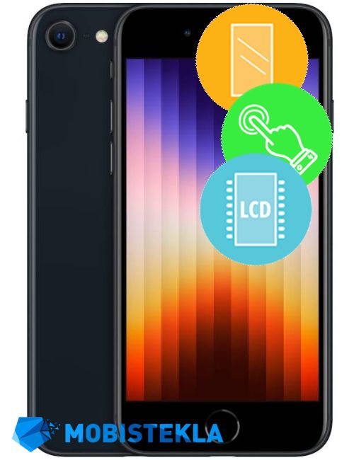 APPLE iPhone SE 2022 - Menjava ekrana in stekla