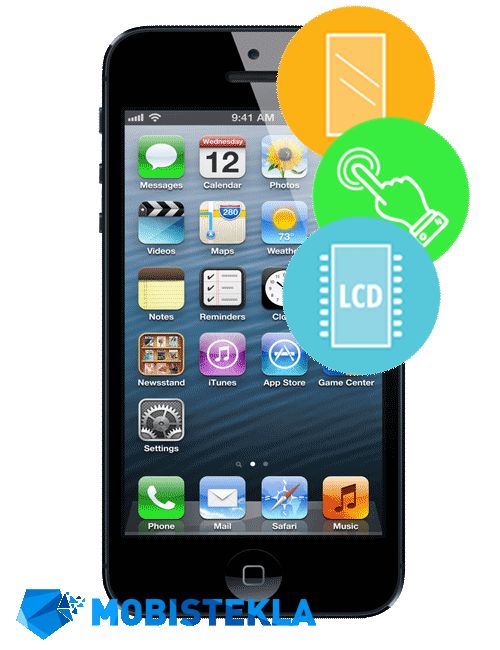 APPLE iPhone 5 - Menjava ekrana in stekla