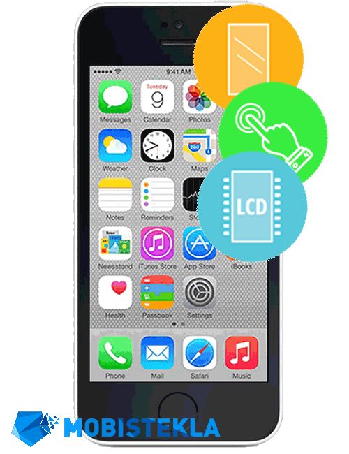 APPLE iPhone 5c - Menjava ekrana in stekla