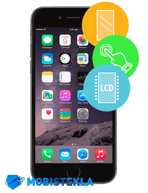 APPLE iPhone 6s - Menjava ekrana in stekla