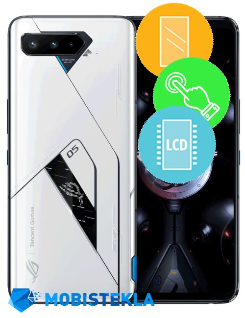 ASUS ROG Phone 5 Ultimate - Menjava ekrana in stekla