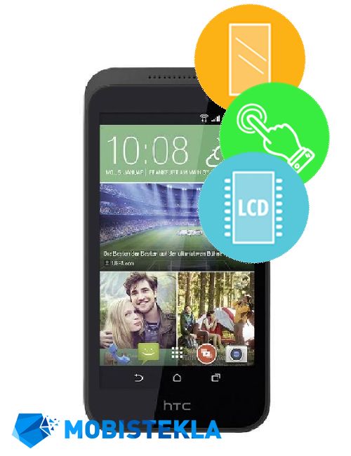 HTC Desire 320 - Menjava ekrana in stekla