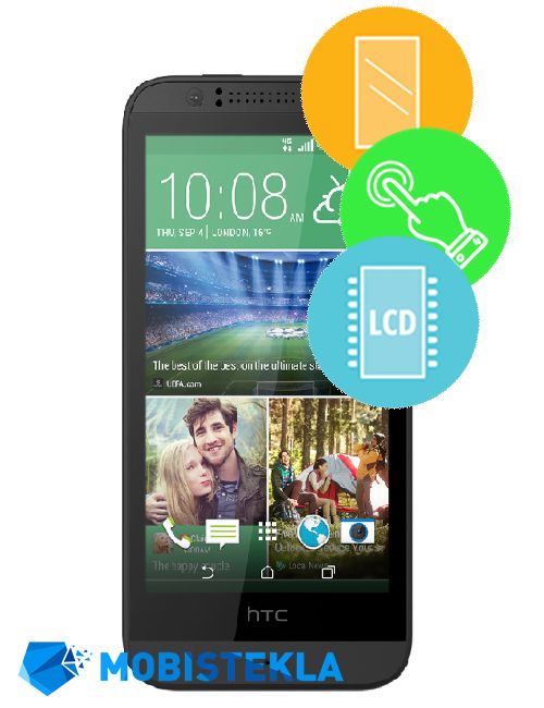HTC Desire 510 - Menjava ekrana in stekla