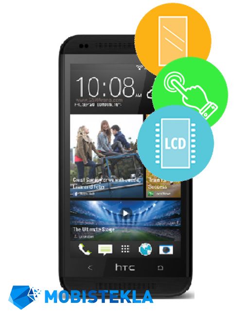 HTC Desire 601 - Menjava ekrana in stekla