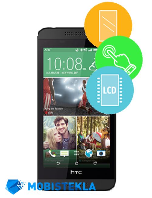 HTC Desire 610 - Menjava ekrana in stekla