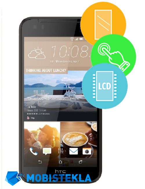 HTC Desire 830 - Menjava ekrana in stekla