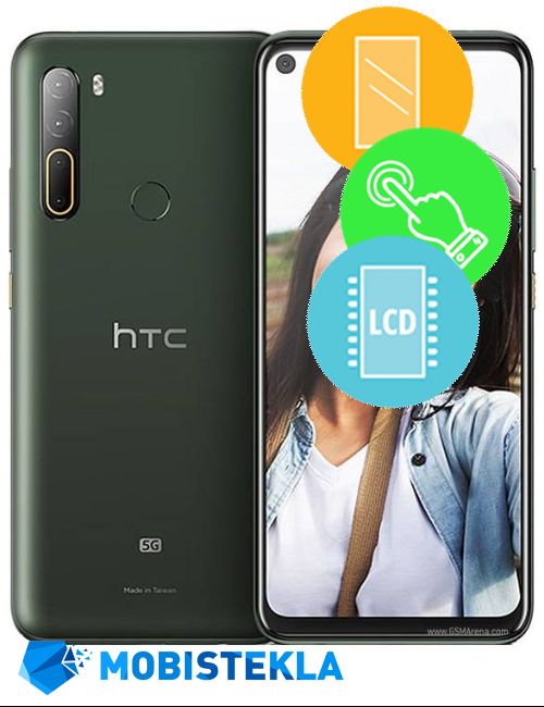 HTC U20 5G - Menjava ekrana in stekla