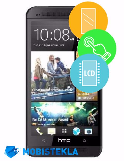HTC One M7 - Menjava ekrana in stekla