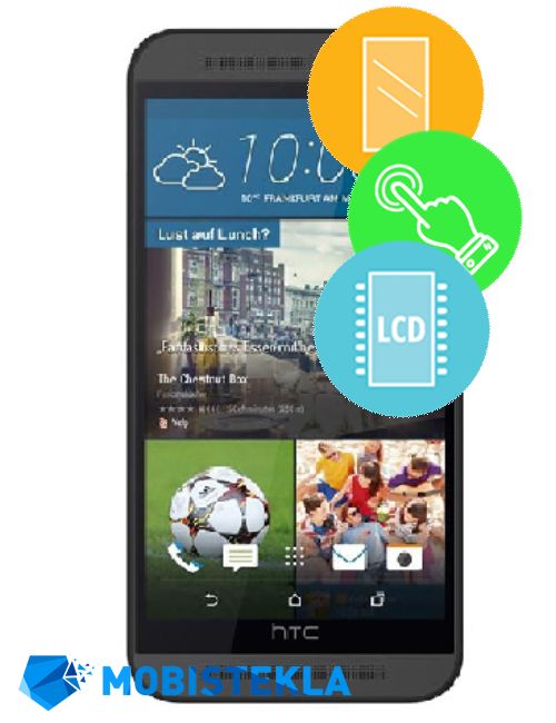 HTC One M9 - Menjava ekrana in stekla